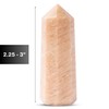 Peach Moonstone Healing Crystal Tower Obelisk – Crystals and Healing
