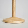 MiniSun Single Stem Natural Light Wood Table Lamp Base