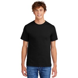 Port & Company Big and Tall 100% Cotton Essential Tshirt PC61T-Tall-2XLT-Black