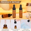 Bokon 100 Pcs Glass Dropping Bottles Mini Essential Oil Dropper