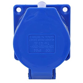 Industrial Plug Power Socket , Electrical Plugs 3‑Pin 1‑Phase Explosion‑Proof Concealed Installation 32A 220‑250V