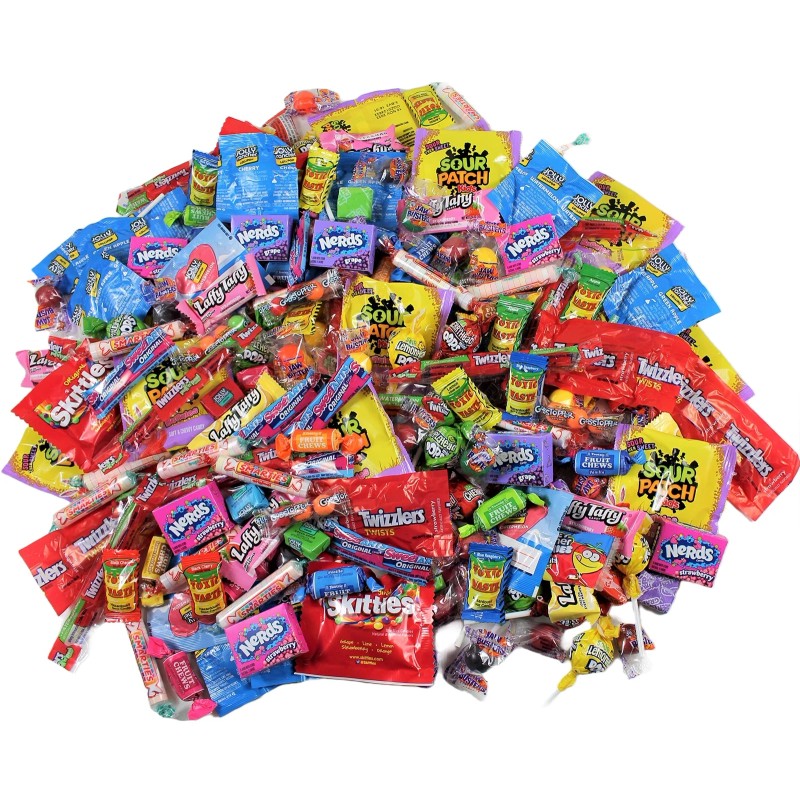 QUEEN JAX 4 Pound Assorted Candy Variety Pack Bulk Individually