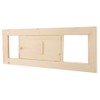 Ventilation Grille, Wooden Rectangle Ventilation Grille Ventilation Steam Bath Sauna