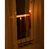 Stmarry Orange Flameless Taper Candles with Remote and Timer, 9.65