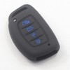 kcpros 2Pcs Black Rubber Silicone 4 Buttons Smart Key Fob