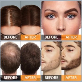 Boobeen Root Touch Up Hair Color Shadow Powder, Gray Hair Cover Up Hairline Powder for Women, Waterproof and Sweatproof Grey Coverage Root Touch Up, Hairline Concealer