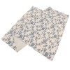 GRIRIW Short Flower Pattern Curtains for Windows Lightweight Privacy Drapes