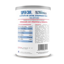 Super Cria Sustituto de Leche Vitaminado para Gatos Kitten