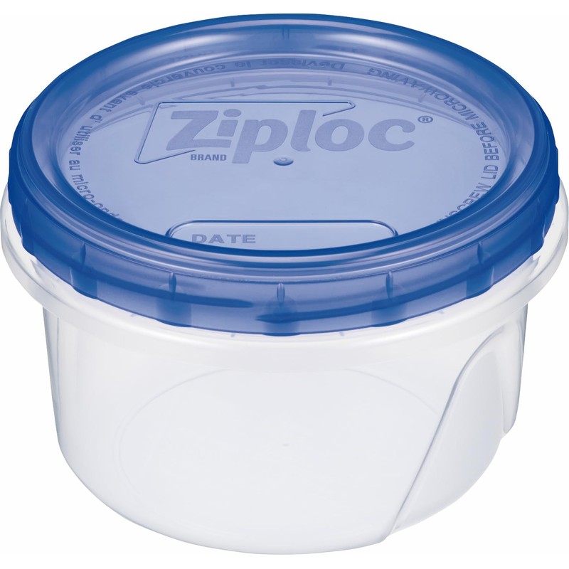 Ziploc 【まとめ買い】Ziploc ScrewLoc Storage Containers, 473 ml (2 pieces) x