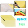 15PCS A4 Zip Lock Bags Zip Bags A4 Zip Wallets