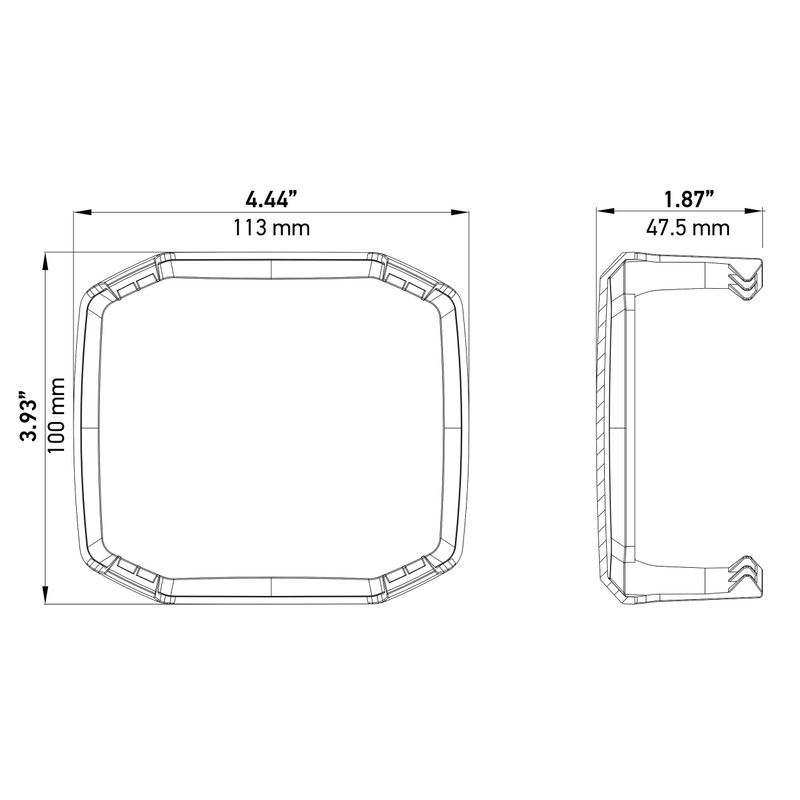 Hella X-TREME XT-4A Cover for 4-Inch LED Offroad Driving Light