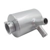 HCHCSPEED Universal 4"x3" Aluminum Radiator Coolant Reservoir Expansion Overflow Header