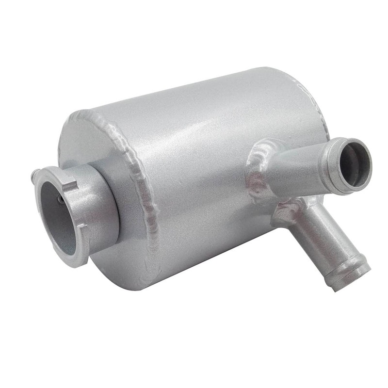 HCHCSPEED Universal 4"x3" Aluminum Radiator Coolant Reservoir Expansion Overflow Header