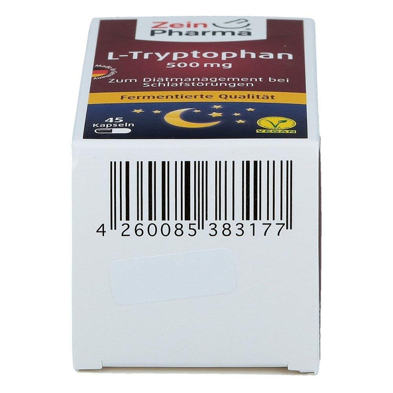 L-Tryptophan 500 mg Capsules