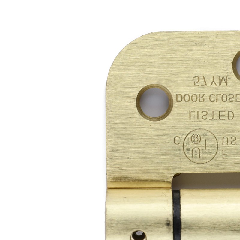 Houseables Self Closing Door Hinges, Mortise Spring Hinge, 5/8" Radius