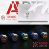 APIELE 16mm 12V Momentary Speaker Horn Push Button Toggle Switch