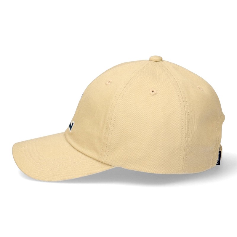 Lacoste Big L Logo Twill Cap, 006 beige