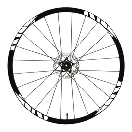 DualColorStampe Sticker for Bicycle Rims 26 - 27.5 - 28 - 29 Inch Wheel Sticker MTB BDC Sticker for Mountain Bike Art B0193 (Matte White, 28-29 Inches)