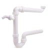 VIOKS Pipe Odour Trap 1 1/2 Inch Space-Saving Siphon with