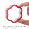 4Pcs Cookie Cutter Set, Heart Cookie Cutters, Gingerbread Shape Biscuit
