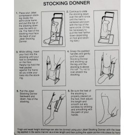 Dr Comfort Compression Stocking Donner Aid Help Apply Hose Heel Guide Support Hosiery Socks