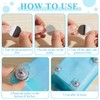 Honoson 8 Pcs Self Adhesive Caster Wheels Appliance Rollers Appliance