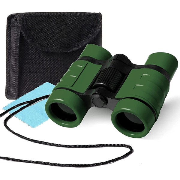 Binoculars for Kids,Kid Binoculars Outdoor Exploration Kit Age 3-12,Compact Shockproof