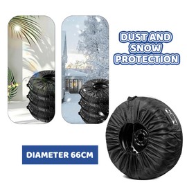 JEYORZY 1 x tyre cover, spare tyre cover, tyre bags, tyre protection cover, car spare tyre cover, storage bag, carry bag, polyester tyre for cars, wheel protection covers