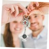 CORHAD Planet Keychain Compact Portable Compass Pendant Key Chain Creative