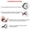 Mogokoyo 3-Digit Code Combination Lock Mailbox Lock Without Key Cam