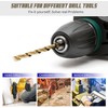 PRESS NUTS 99PCS HSS Titanium Twist Drill Bits, 1 to