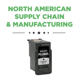 CIG Remanufactured High Yield Black Ink Cartridge (Alternative for Canon 5206B001, PG-240XL) (300 Yield)
