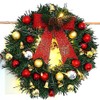 Xmas Wreath with 20 LED Lights and Bells Christmas Garland