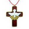 Confirmation Cross Necklace with Dove Spirit Dove Design, 2 Inch