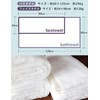 Imabari Towel Gift Sara-la (Edge-en) Face Towel, 1 Sheet, White,