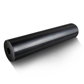 COLOFULWAY Boat Trailer Black Molded Rubber Side Guide Roller (2"x 9")