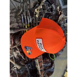 Sombrero de cazador naranja brillante gorra cierva patrulla ciervo caza regalo divertido sombrero de caza.