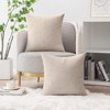MIULEE Pack of 2 Couch Throw Pillow Covers 18x18 Inch