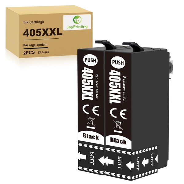 JoyPrinting 405XXL Black Ink Cartridges for Epson 405 405 XXL