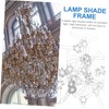 COHEALI 20pcs Lampshade Fixators Durable Spring Clips for Pendant and