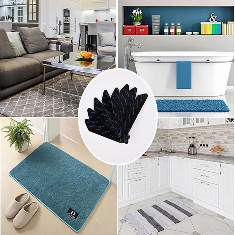 SHULLIN Pack of 16 Washable Non-Slip Mat Carpet Non-Slip Underlay