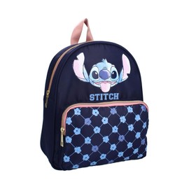 mybagstory Backpack - Stitch - Blue - Kids - School - Primary School - Nursery - School Bag for Girls - Size 30cm - Adjustable Straps - Gift Idea Stitch - Blue, Enfant, Stitch - Blue