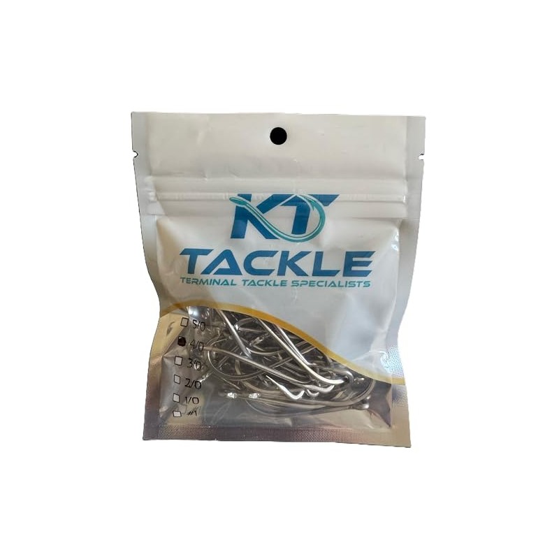 long shank fishing hook available in sizes 5/0, 4/0, 3/0,