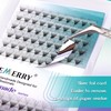 GEMERRY Pack of 2 eyelash extensions, 10 D 0.07 volume,