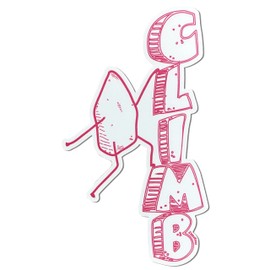 Climbing Rock Climb Bouldering Sticker Decal (5 Inches, Pink)
