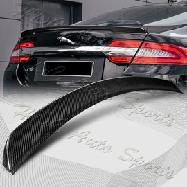 HDC Autosports For 2009-2015 Jaguar XF Sedan Real Carbon Fiber Rear Trunk Duckbill Spoiler Wing