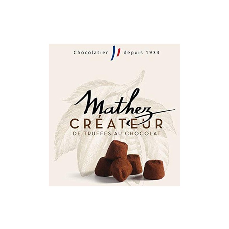 Mathez French Chocolate Truffles, 8.8oz Box