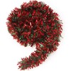 Toyland® 2 Metre Red & Green Tinsel - Decorative Christmas