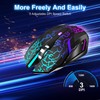 Wireless Gaming Mouse, Rechargeable Wireless Computer Mouse with Type-C Fast