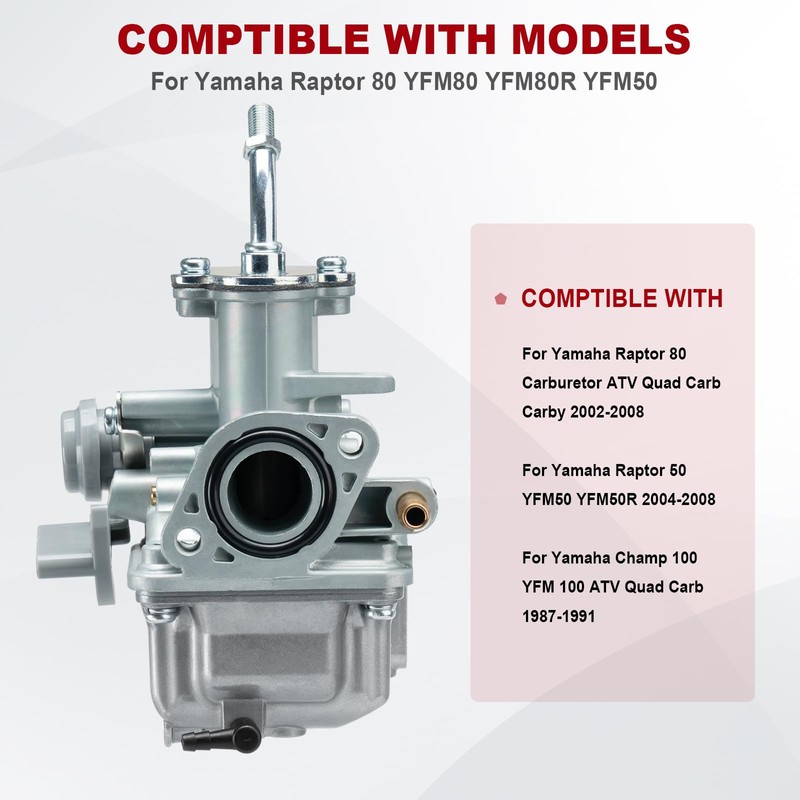 Carburetor for Yamaha Raptor 80 YFM80 YFM80R YFM50 ATV Quad